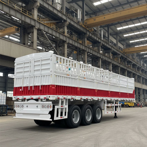 2/3/4-axle cargo fence truck semi-trailer side wall cargo semi-trailer fence semi-trailer