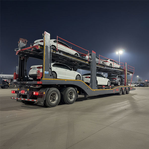 2-axle, 3-axle, double-decker, 68-car capacity car transport trailers, trucks, and semi-trailers for sale