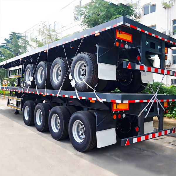 234 Axle 30-100 Ton Container Flatbed Semi-Trailer