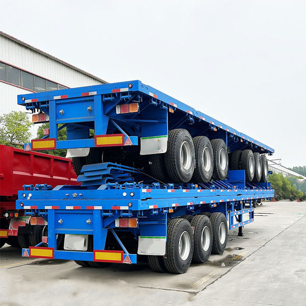15-meter equipment, 40-ton, 60-ton, three-axle, 80-ton, 40-foot container semi-trailers, flatbed trailers
