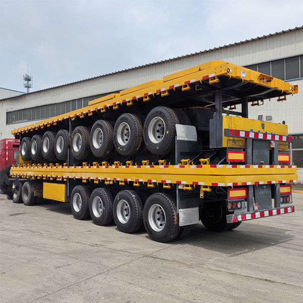 Transporting 20-foot, 40-foot, 50-foot, 53-foot, 40-foot flatbed semi-trailers, 2-axle, 3-axle, 4-axle, and 5-axle flatbed semi-trailers, flatbed trailers.