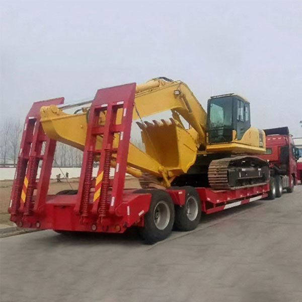 Heavy-duty low-bed trailers, 3-axle, 4-axle, and 5-axle low-bed trailers, 80-ton and 100-ton low-bed semi-trailers