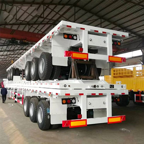 234 Axle 30-100 Ton Container Flatbed Semi-Trailer