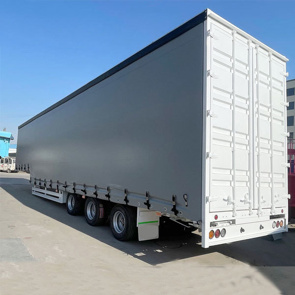 Top-of-the-line stylish steel-aluminum semi-trailer curtain side panels, fashionable van trailer accessories