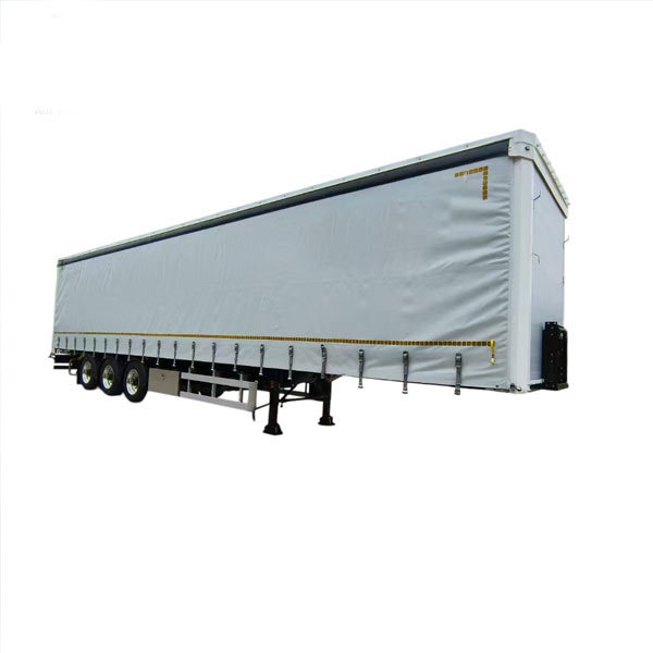 Three-axle box truck trailer or curtain semi-trailer, with a payload of 30-80 tons.