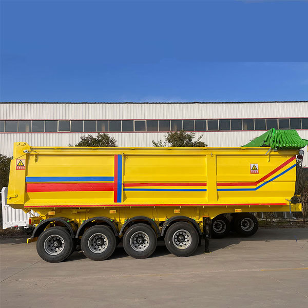 40-ton and 50-ton steel dump semi-trailers, 34-axle hydraulic mining trailers