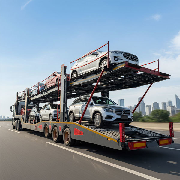 2-axle, 3-axle, double-decker, 68-car capacity car transport trailers, trucks, and semi-trailers for sale